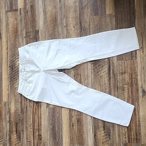 NWT Loft Outlet Skinny Ankle Cury White Jeans Sz 6 - Picture 1 of 6